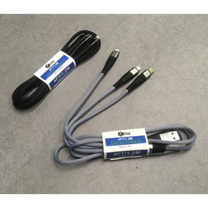 CABLE USB 3 en 1 de 4' - ZLITE